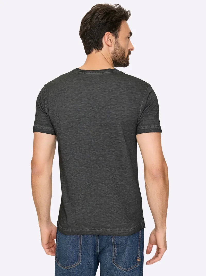 marco donati T-Shirt, Graphit-bedruckt, – Produktbild 2 von 2