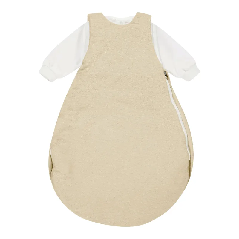 Alvi Alvi Baby-Mäxchen 2-tlg. Ganzjahresschlafsack Frottier mit Belüftungssystem 2.5 TOG, Beige, – Produktbild 1 von 3
