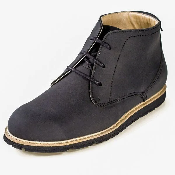 Fairticken Fairticken Vegane Boots ALENTIRE mit recycelter Reifensohle, Schwarz, – Produktbild 3 von 4