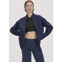 hessnatur hessnatur Fleece Jacke Relaxed ACTIVE LIGHT aus Bio-Baumwolle, Mitternachtsblau, – Produktbild 3 von 8