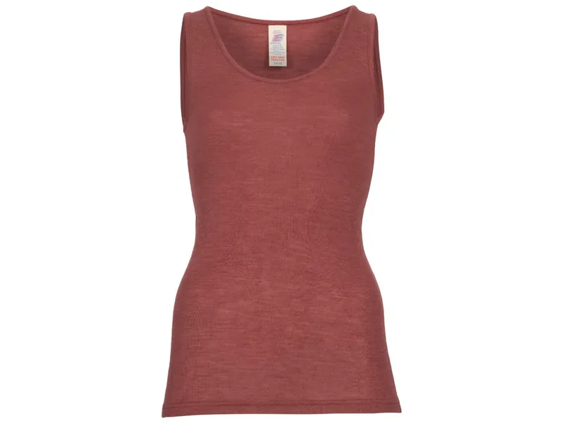 Engel natur Engel Natur Damen Unterhemd Wolle Seide kupfer Gr. 42/44, Rot, – Produktbild 1 von 2