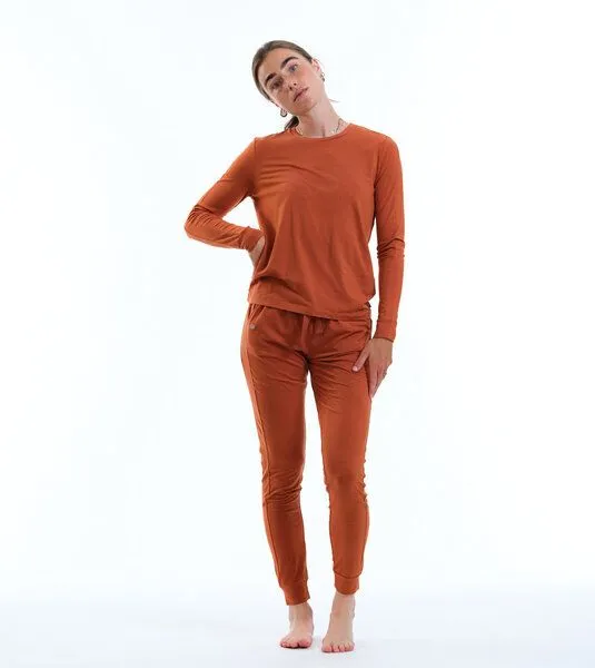 Gary Mash GARY MASH Pyjama Mary aus TENCEL Lyocell Mix, Toffee (braun), – Produktbild 1 von 4