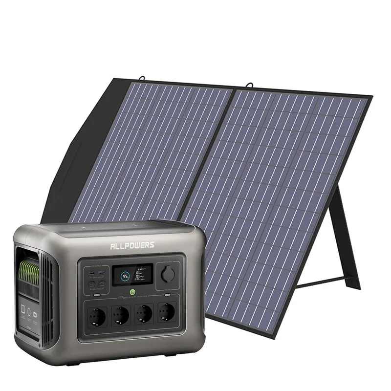 ALLPOWERS ALLPOWERS R2500 Mit 100W Solarpanel | 2500W Solargenerator R2500 Plus (2016Wh) / R2500 + 2 x SP027 Faltbares Solarpanel – Produktbild 1 von 1