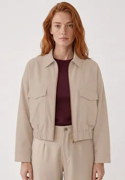 ORGANICATION ORGANICATION Jacke aus Bio-Baumwolle und ECOVERO Viskose – Produktbild 1 von 1