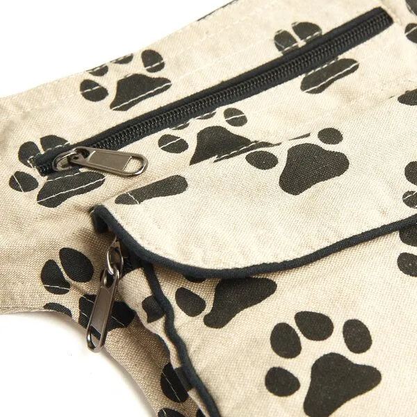 short'n'pietz short'n'pietz handgenähte Gürteltasche mit verstellbarem Gürtel, Weiss, – Produktbild 4 von 8