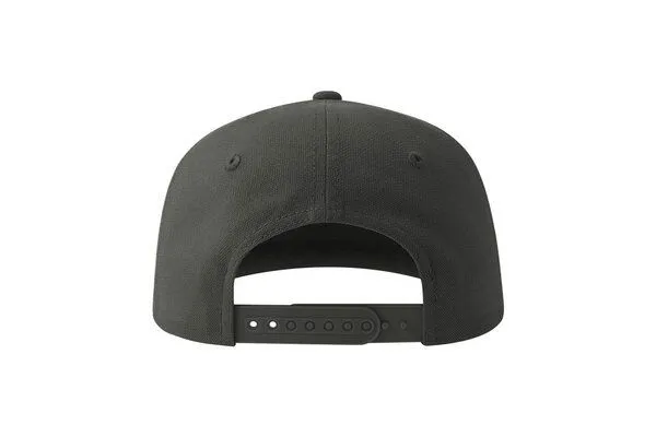 Atlantis Headwear Atlantis Headwear Old-School-Kappe aus einer Mischung aus recyceltem und Bio-Baumwoll, Dunkelgrau, – Produktbild 4 von 5
