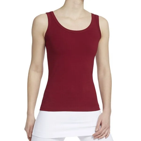 ESPARTO ESPARTO Yoga-Tanktop "Auron", Granatrot, – Produktbild 1 von 4