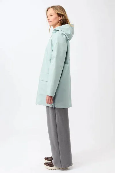 LangerChen LangerChen Bestseller Regenjacke aus Bio-Baumwolle, Flow (türkis), – Produktbild 2 von 2