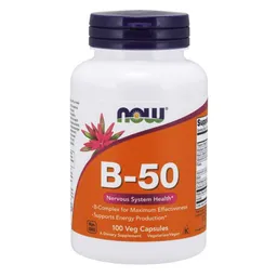 Now Foods Now Foods Vitamin B-50 100 Kapseln – Produktbild 1 von 1