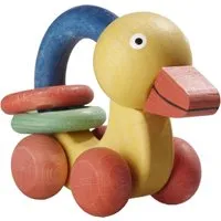 Nic natürlich spielen Greifspielzeug "Ente" in Bio-Qualität 10 x 10 x 6 cm, Mehrfarbig, – Produktbild 1 von 1