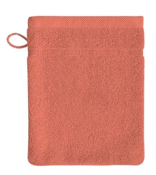 Gary Mash GARY MASH Bio Waschlappen Waschhandschuh 16 x 22 cm, Terracotta (orange), – Produktbild 1 von 1