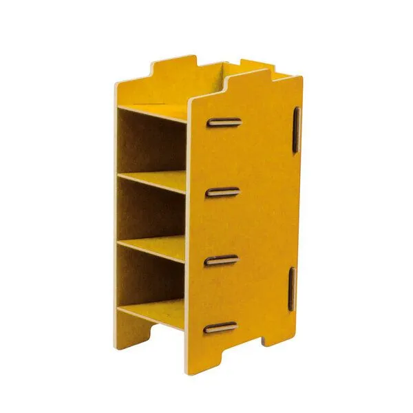 WERKHAUS WERKHAUS Sortierturm | stapelbarer Stifthalter, Goldgelb, – Produktbild 1 von 2