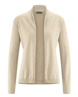 HempAge Hempage Damen vegan Leichte Strickjacke Gobi In Beige – Produktbild 1 von 1