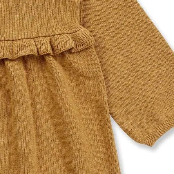 Sense Organics sense-organics Kinder-Strickkleid Flora von Sense Organics GOTS – Produktbild 4 von 4