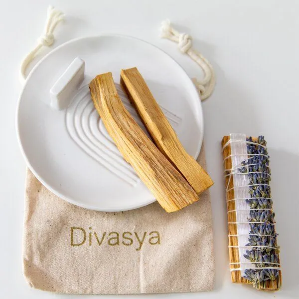 Divasya Divasya Palo Santo "Starter Kit" für energetische Räucherrituale – Produktbild 5 von 5