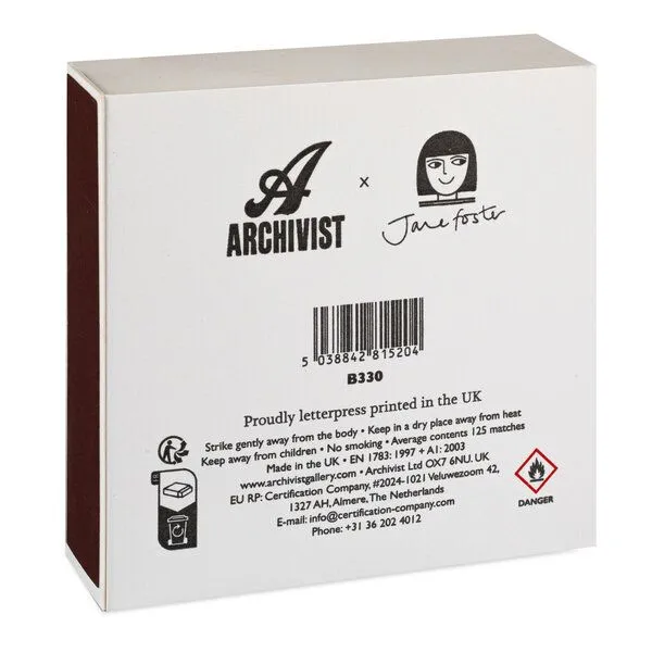 Archivist Archivist Cat Matchbox Streichhölzer – Produktbild 3 von 3