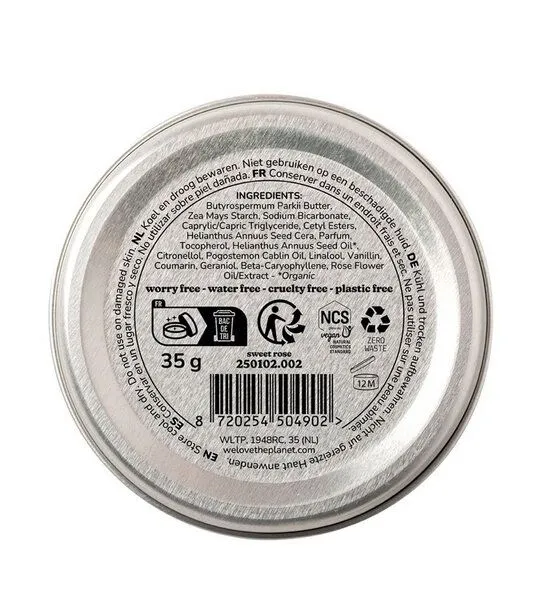 We Love The Planet We Love The Planet Vegan Deodorant Balsam Sweet Rose 35g – Produktbild 4 von 5