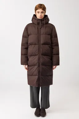 LangerChen LangerChen Damen vegan Mantel Lightweight Quilted Coffee – Produktbild 1 von 1