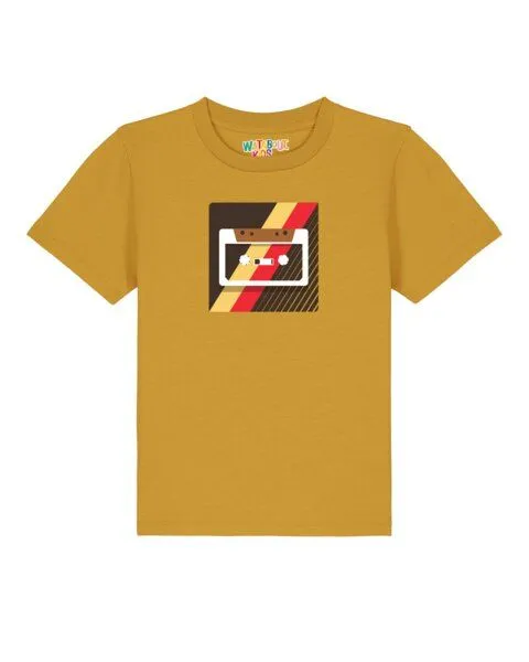 watabout.kids watabout.kids T-Shirt Kinder Kassette, Ochre, – Produktbild 1 von 2