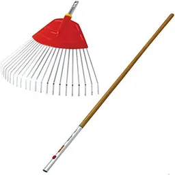 Wolf-Garten Wolf-Garten Fächerbesen Set Fächerbesen mit Holz-Stiel UF-M/ZM 140, 145 x 19 x 46 cm, (1-tlg) – Produktbild 1 von 1
