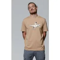 watapparel watapparel T-Shirt Unisex Astronaut on T-Rex, Latte, – Produktbild 1 von 1