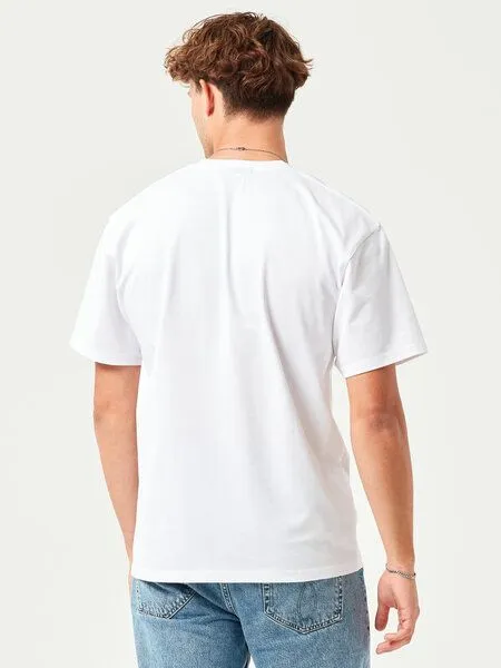 COREBASE COREBASE T-Shirt "BoxFit" aus 100% Bio-Baumwolle, Weiss, – Produktbild 2 von 4