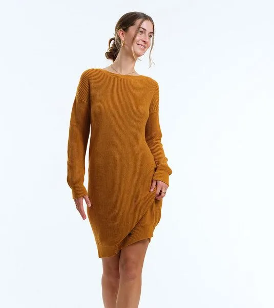 Gary Mash GARY MASH Strickkleid Frannie aus Biobaumwolle, Senf (gelb), – Produktbild 4 von 4