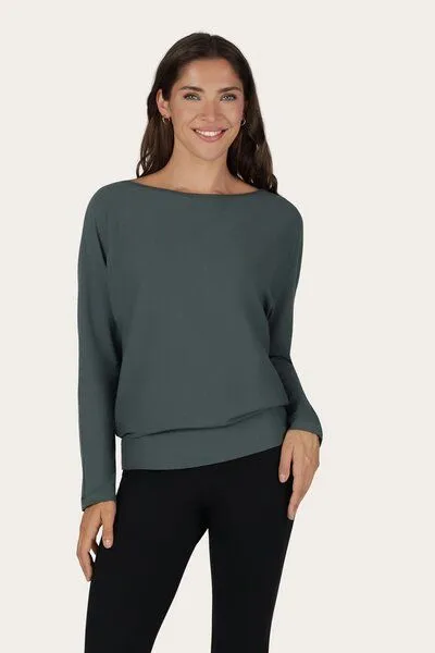 Urban Goddess Urban Goddess Budhi Yoga Langarm Shirt, Pinyon (grau), – Produktbild 3 von 5