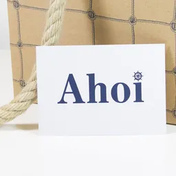 Bow & Hummingbird Bow & Hummingbird Postkarte Ahoi – Produktbild 1 von 1