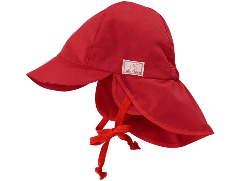 Pickapooh Pickapooh Baby Sommer Mütze Bio Baumwolle, Rot, – Produktbild 1 von 4