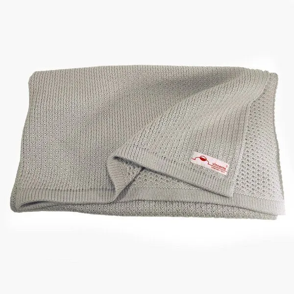 vincente vincente Babydecke, Silber, – Produktbild 1 von 2