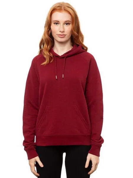 FellHerz FellHerz Damen Hoodie Kapuzenpullover, Rot, – Produktbild 2 von 5