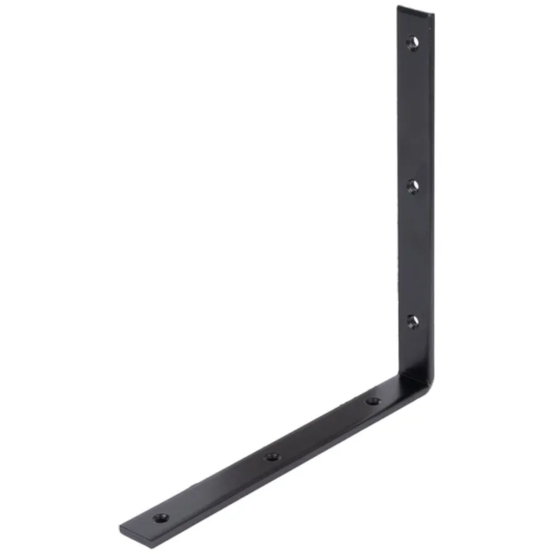 Alberts ALBERTS Balkenwinkel, verzinkt, schwarz, TxHxB 250x250x26 mm – Produktbild 1 von 1