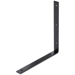 Alberts ALBERTS Balkenwinkel, verzinkt, schwarz, TxHxB 250x250x26 mm – Produktbild 1 von 1