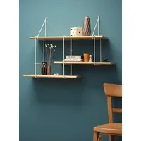 Hausen Hausen Wandregal SHRINK shelf oak / white, Brown, – Produktbild 1 von 1