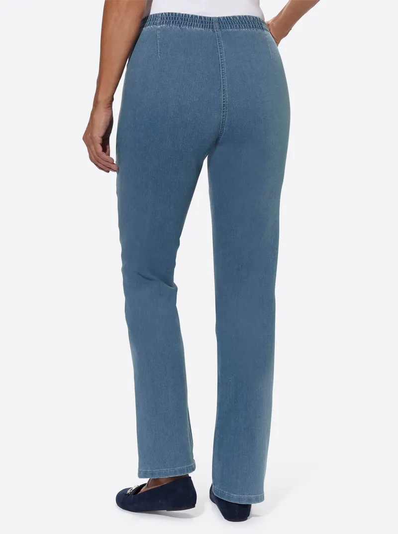 Witt Schlupfjeans blue-bleached, Blue-bleached, – Produktbild 2 von 3