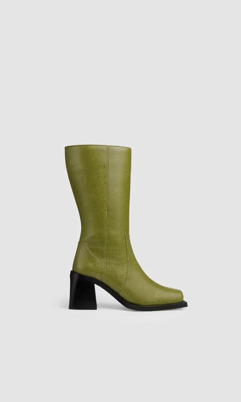 Prev Prev Damen vegan Stiefel Karel X Plus Rosmarin Grün, Hellgrün, – Produktbild 1 von 2