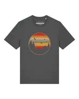 watapparel watapparel T-Shirt Unisex Sunset Berge & Tannen – Produktbild 1 von 1