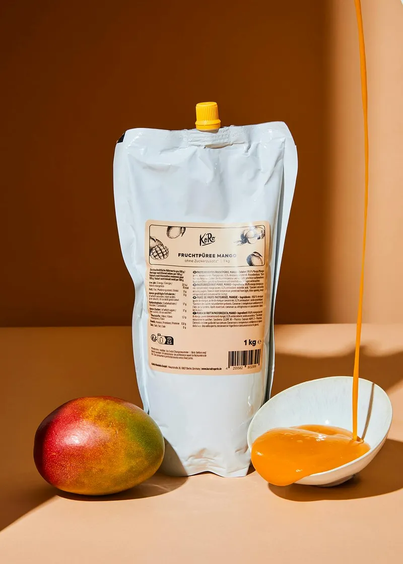 KoRo Fruchtpüree Mango 1 kg – Produktbild 2 von 5