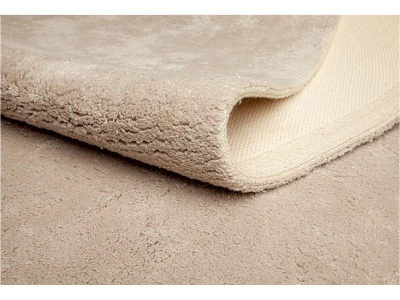 HANS NATUR HANS NATUR Teppich Bio-Baumwolle Maße 114 x 160 x 1,5 cm, Grau, braun, – Produktbild 2 von 2
