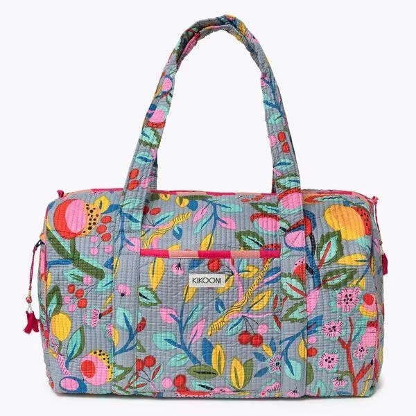 KIKOONI KIKOONI handgefertigte große Baumwolltasche "K. Shopper", Garden party, – Produktbild 1 von 4