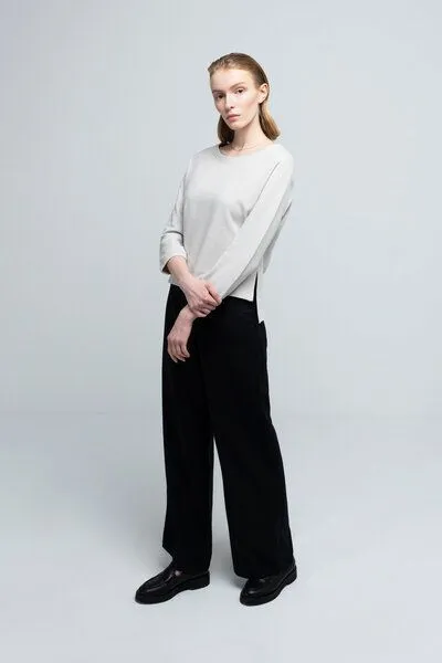 SHIPSHEIP SHIPSHEIP MILEVA - Damen Pullover aus Bio-Baumwolle, Grau, – Produktbild 1 von 3