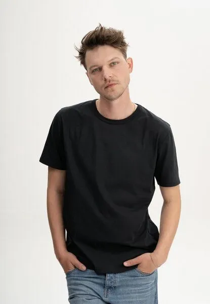 MELA MELA T-Shirt Style IZAAN aus 100% Bio-Baumwolle, Schwarz, – Produktbild 1 von 4