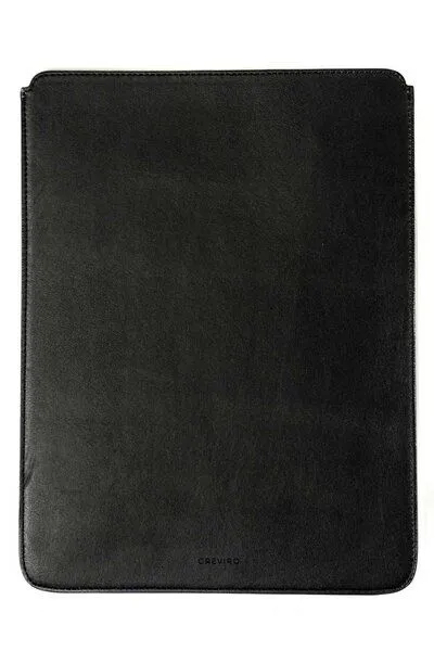 GREVIRO GREVIRO iPad Sleeve aus Kaktusleder (vegan) – passend für iPad 11", Surface Go, Galaxy Tab & Kindle Scribe, Blau glatt, – Produktbild 4 von 4