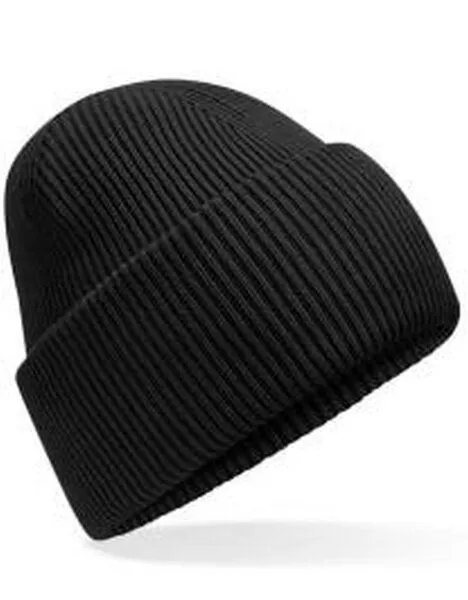 Beechfield Beechfield Damen / Herren Klassische Mütze mit tiefem Umschlag 30, Schwarz, – Produktbild 1 von 2