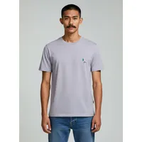 UNIPOLAR UNIPOLAR Besticktes T-Shirt, Taube/lavender, – Produktbild 1 von 1