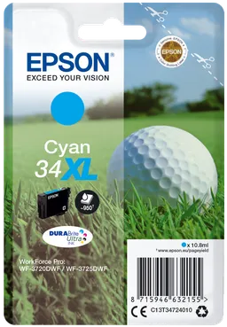 Epson Epson Tintenpatrone T3472/ 34XL cyan – Produktbild 1 von 1