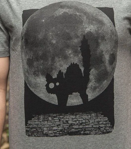 päfjes päfjes T-Shirt "Katze" Minka Fauch - Fair Wear Männer T-Shirt - Mid Heather Grey – Produktbild 3 von 4