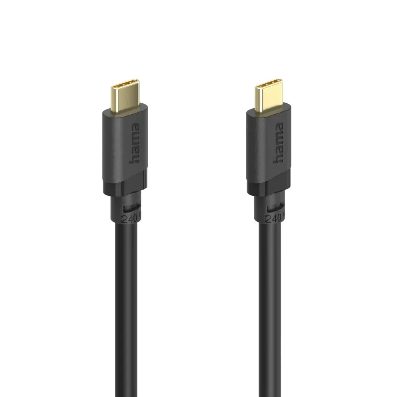 Hama Hama USB-C-Kabel, USB 3.2 Gen1, 5 Gbit/s, 240 W, 0,75 m – Produktbild 2 von 4