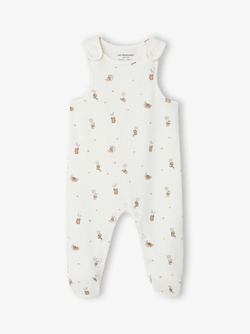Vertbaudet 4-teiliges Baby-Set aus Wickelbody, Cappuccino, – Produktbild 2 von 4